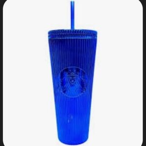 Starbucks Royal Blie Metallic 24 Oz Cold Cup Tumbler Limited Edition